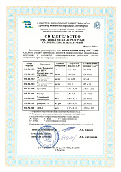 Свидетельство участника МСИ ЗАО «РОСА» (2020, этап 4)