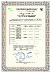 Свидетельство участника МСИ ЗАО «РОСА» (2021, этап 3)